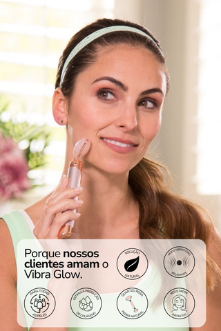 Rolo Facial Vibratório - VibraGlow