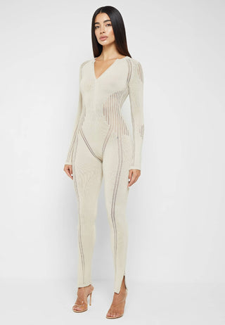 Knitted Contour Jumpsuit