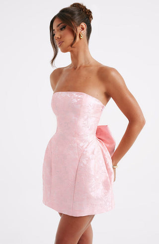 Elenora Mini Dress - Baby Pink