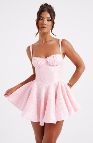 Emelie Mini Dress - Baby Pink