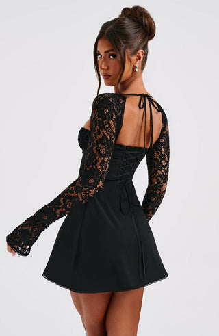 Jacinta Mini Dress - Black