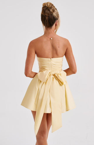 Mini Vestido Katrina - Amarelo