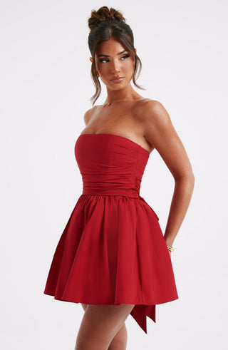 Katrina Mini Dress - Red