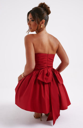 Mini Vestido Katrina - Vermelho